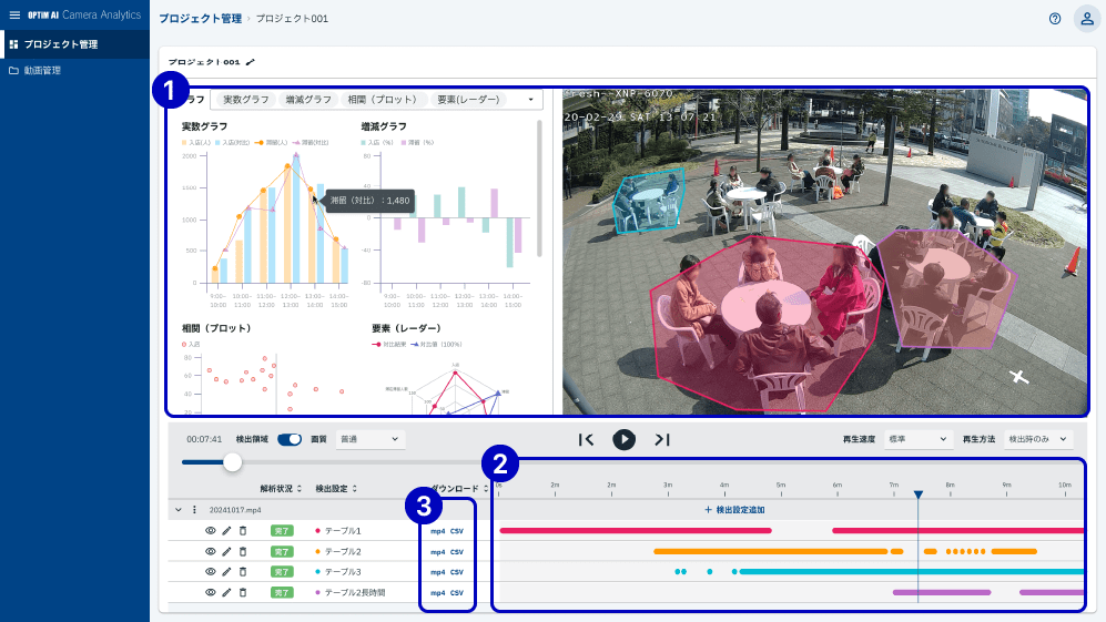 製品画面UI