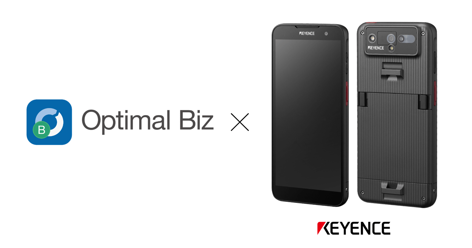 「Optimal Biz」、キーエンスの業務用フルスクリーンハンディターミナル「DX-A800」の画像